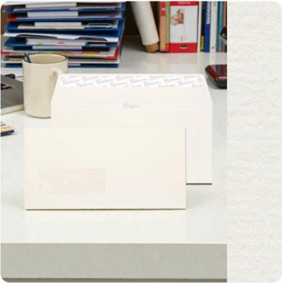 WINDOW Envelopes Laid High White DL-110x220mm 120gsm